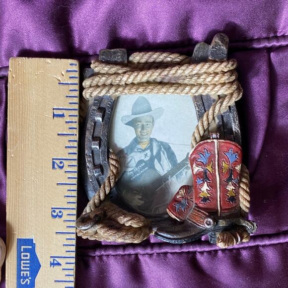 Cowboy Western Photo Frames Child 3D Cowboy Boot Lasso Horse Cactus Howdy - Picture 11 of 11